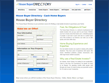 Tablet Screenshot of housebuyerdirectory.com